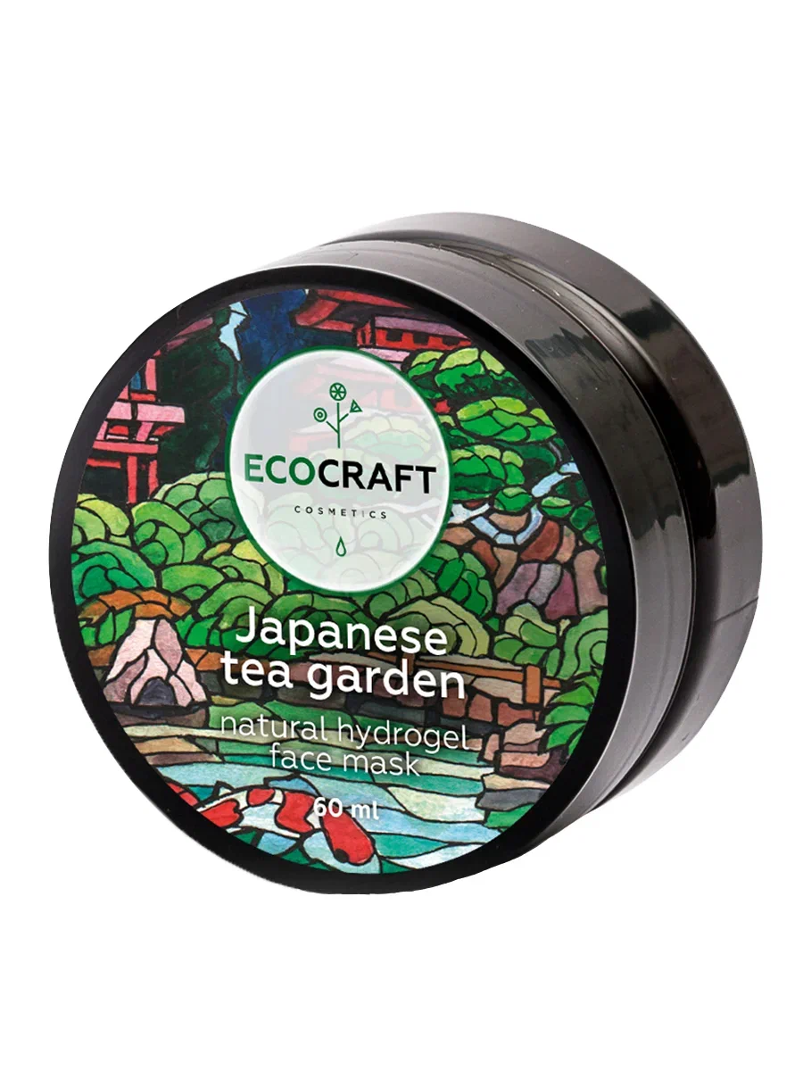 Маска гидрогелевая суперувлажняющая для всех типов кожи Японский чайный сад Ecocraft 60 мл